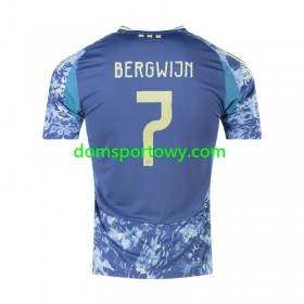 Koszulka Ajax Amsterdam Steven Bergwijn 7 Wyjazdowe Koszulki Piłkarskie 2024-2025 Krótki Rękaw